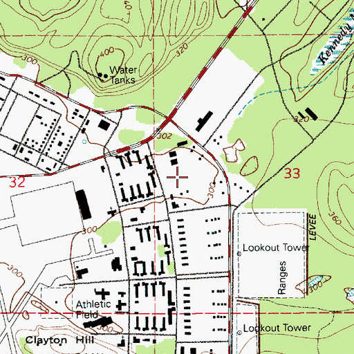 Topographic Map of Simpson Lake, WA