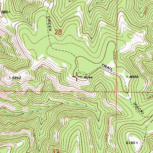 Topographic Map of Bear Ridge, WA