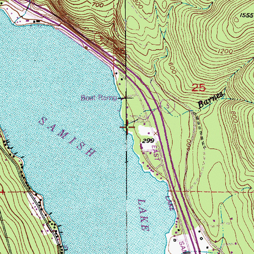 Topographic Map of Cedar Acres, WA