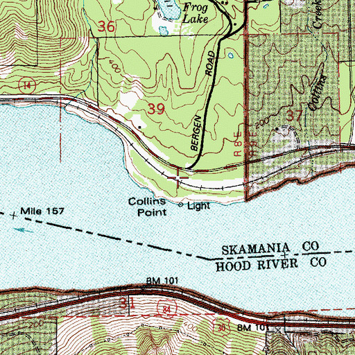 Topographic Map of Collins, WA