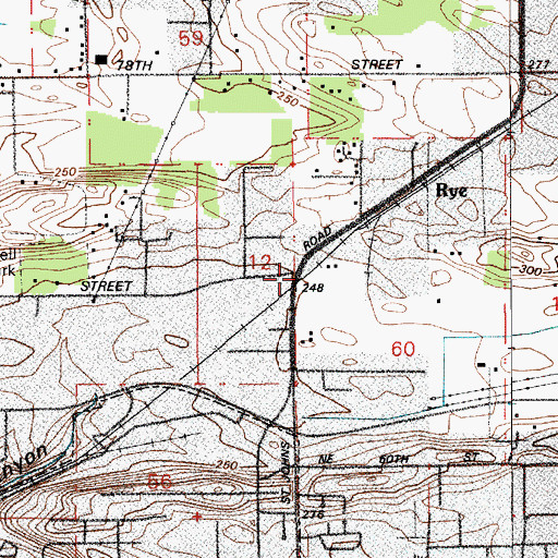 Topographic Map of Hidden, WA