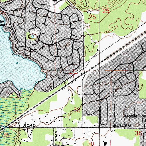 Topographic Map of Kyro, WA