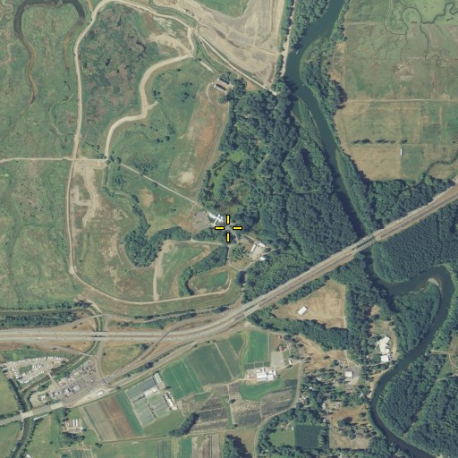 Aerial/Satellite Image of Nisqually, WA