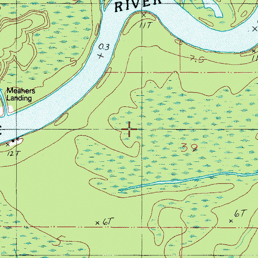 Topographic Map of Movico Oil Field, AL