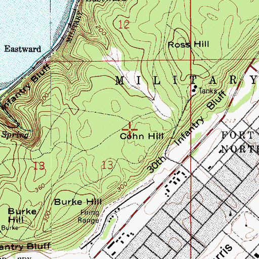 Topographic Map of Cohn Hill, WA