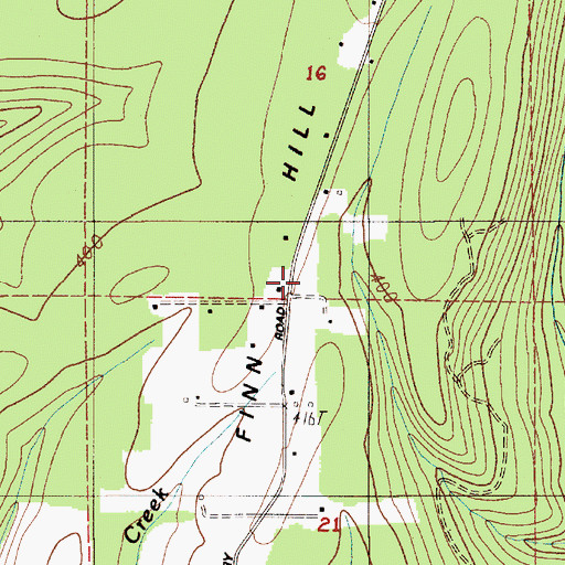 Topographic Map of Finn Hill, WA