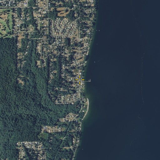 Aerial/Satellite Image of Illahee, WA