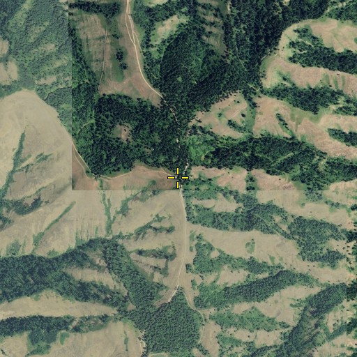 Aerial/Satellite Image of Klicker Mountain, WA