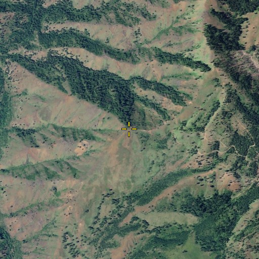Aerial/Satellite Image of Tamarack Butte, WA