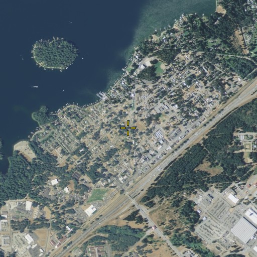 Aerial/Satellite Image of Tillicum, WA