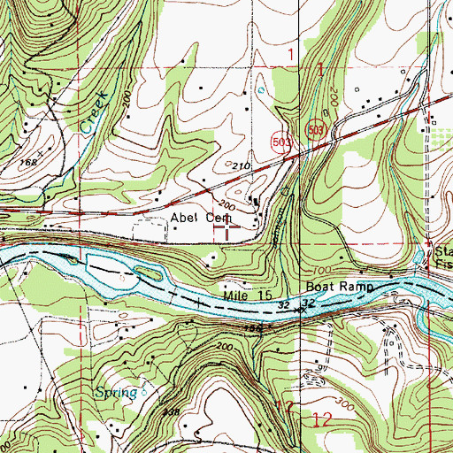 Topographic Map of Reno, WA