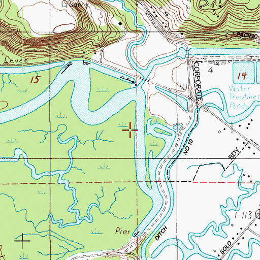 Topographic Map of Solo Slough, WA
