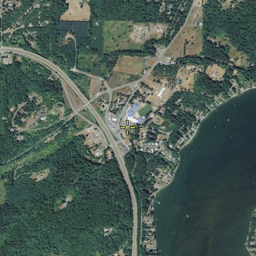 Aerial/Satellite Image of Schneiders Prairie, WA