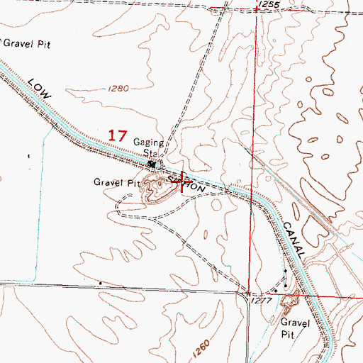 Topographic Map of Sand Coulee Syphon, WA