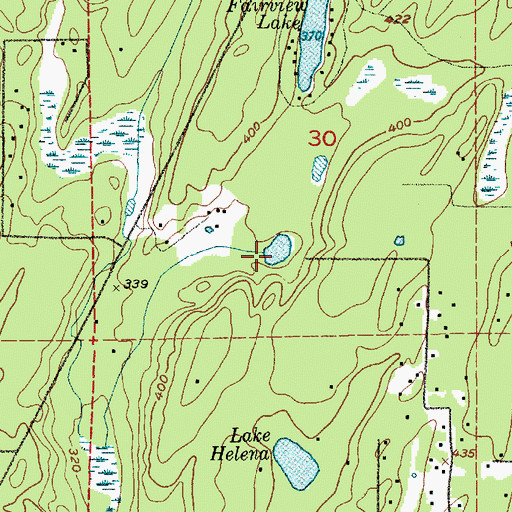 Topographic Map of Sailor Lake, WA