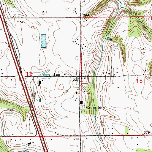Topographic Map of West Pioneer, WA