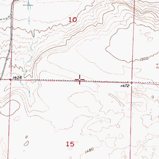Topographic Map of West Wilson Creek, WA