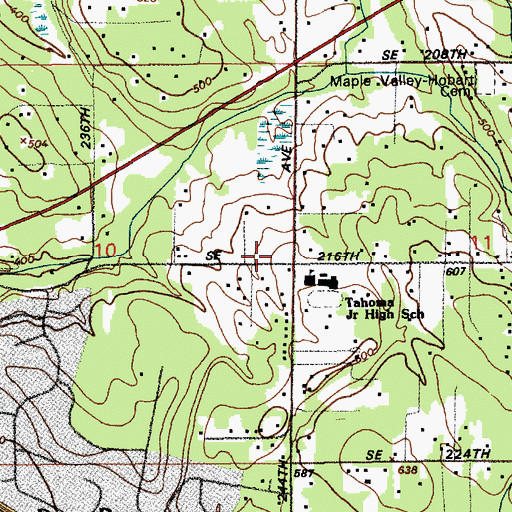 Topographic Map of Atkinson, WA