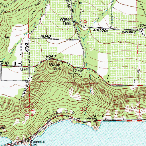 Topographic Map of Ericson View Tracts, WA