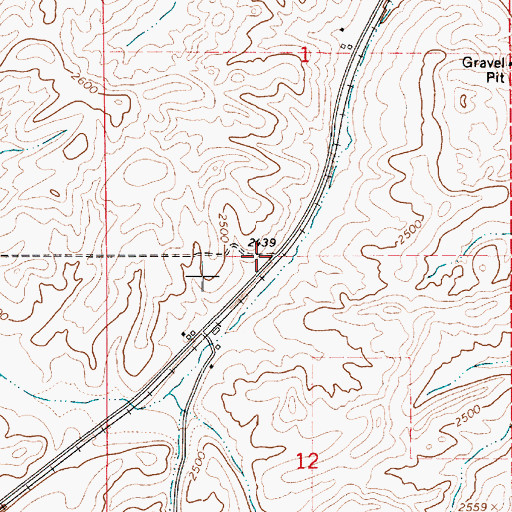 Topographic Map of Geary (historical), WA