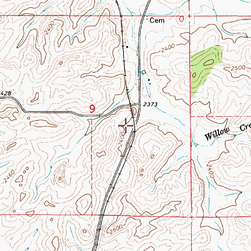 Topographic Map of Stoneham (historical), WA