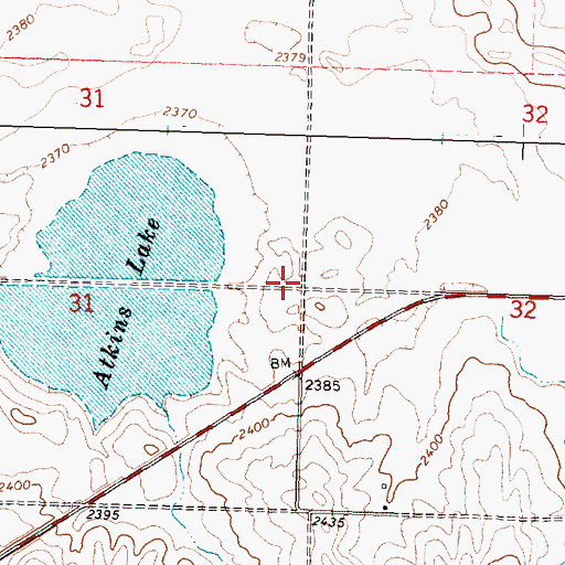 Topographic Map of Baird (historical), WA
