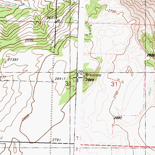 Topographic Map of Timber Peak, WA