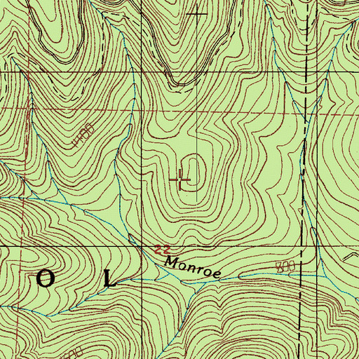 Topographic Map of Capitol State Forest, WA