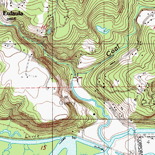 Topographic Map of Harmony Creek, WA