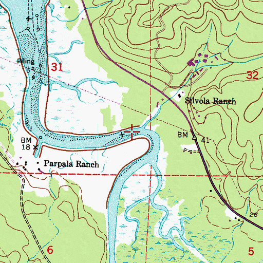 Topographic Map of Petes Creek, WA