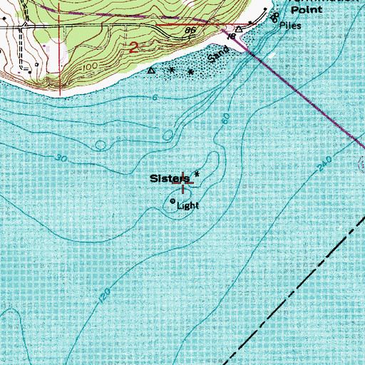 Topographic Map of Sisters, WA