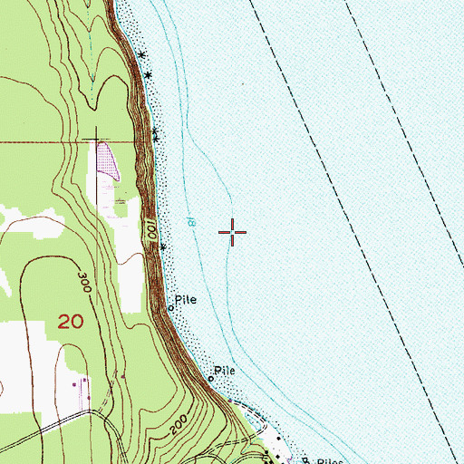 Topographic Map of Island County, WA