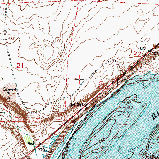 Topographic Map of Sage, WA