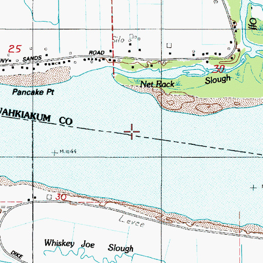 Topographic Map of Westport Turn and Range, WA