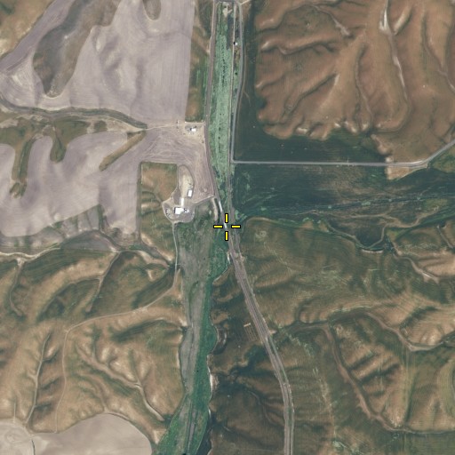 Aerial/Satellite Image of Spring Valley, WA