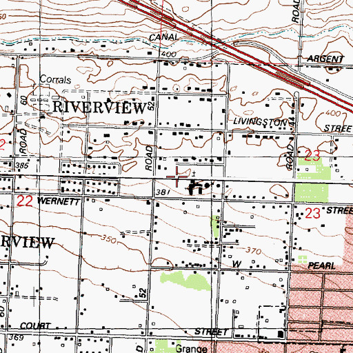 Topographic Map of Iglesia Bautista de Riverview, WA