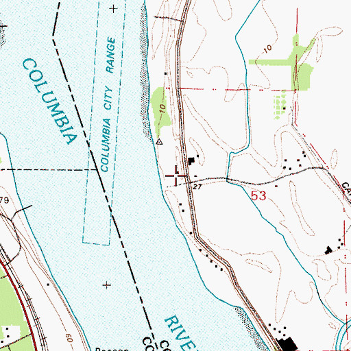 Topographic Map of Caples, WA