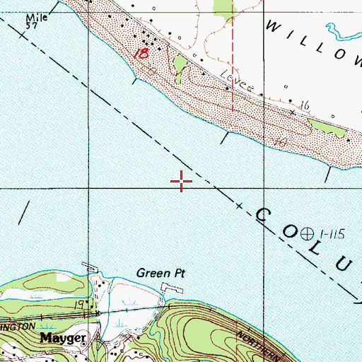 Topographic Map of Stella Range, WA