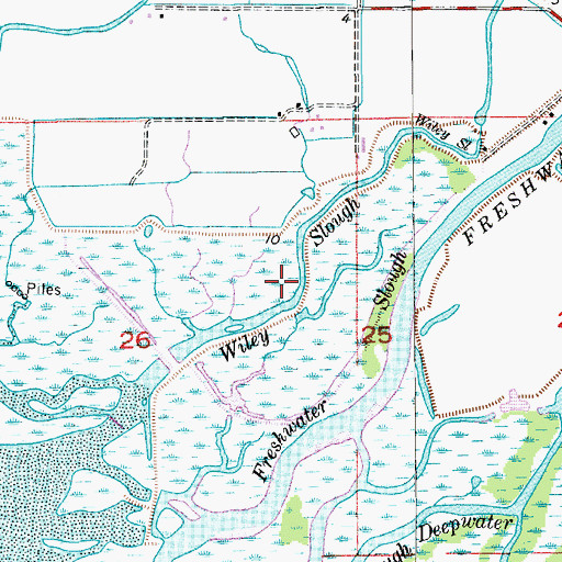 Topographic Map of Skagit State Wildlife Recreation Area, WA