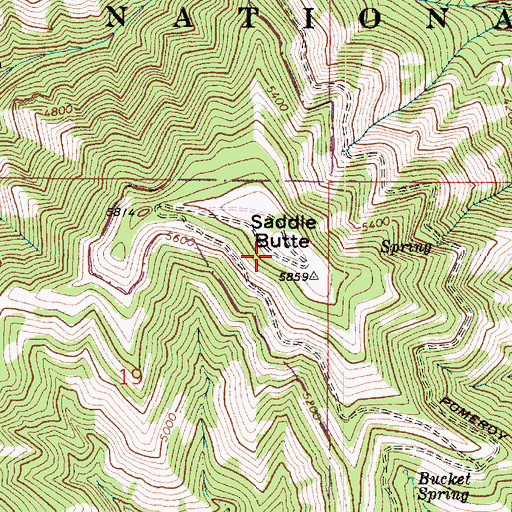 Topographic Map of Road Ridge, WA