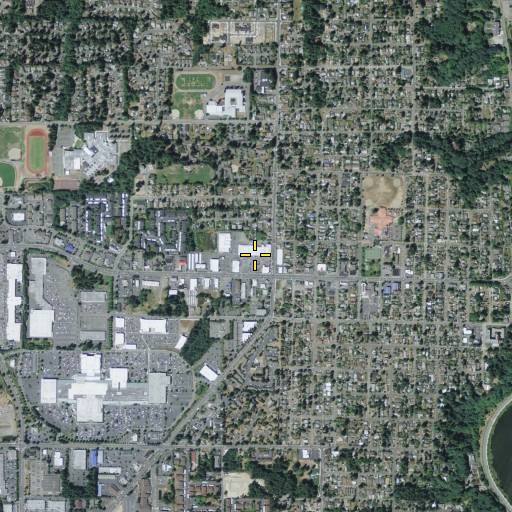 Aerial/Satellite Image of Westside Shopping Center, WA