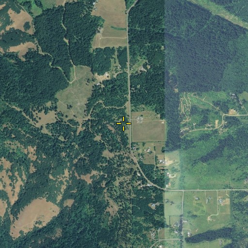 Aerial/Satellite Image of Burdoin Mountain, WA