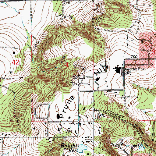 Topographic Map of Crisman Reservoir, WA