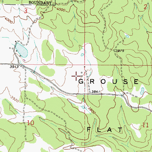 Topographic Map of Hunt School, WA