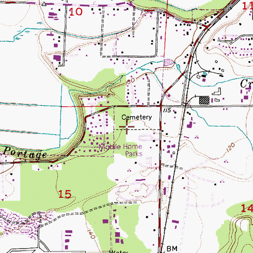 Topographic Map of Arlington Cemetery, WA