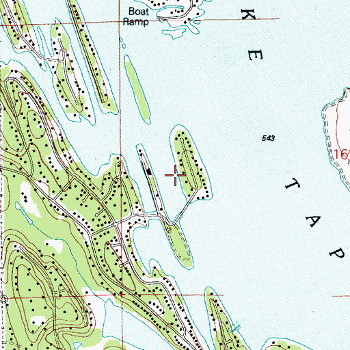 Topographic Map of Bankers Island, WA