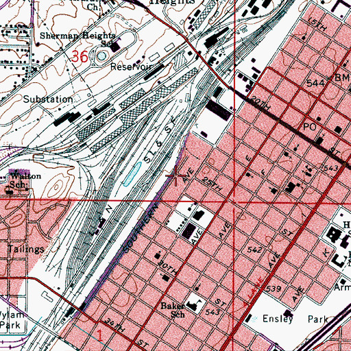 Topographic Map of New Pleasant Hill Baptist Church, AL