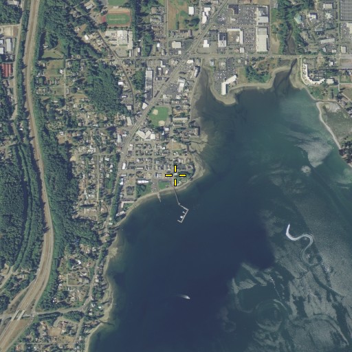 Aerial/Satellite Image of Kitsap County Museum, WA