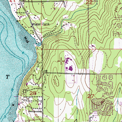 Topographic Map of Kitsap County Fairgrounds, WA
