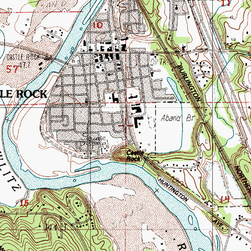 Topographic Map of Lower Elementary School, WA